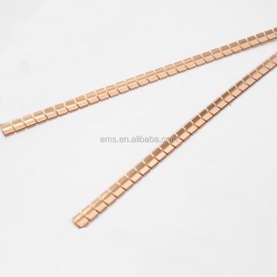 China Shielding or ESD Fused Beryllium Copper Finger Strip for Mri Part Emi Shielding Finger Stock Gaskets for sale