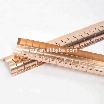 China Cabinet Doors Laird High Elasticity Emi Shielded Copper Beryllium Fingerstock for sale