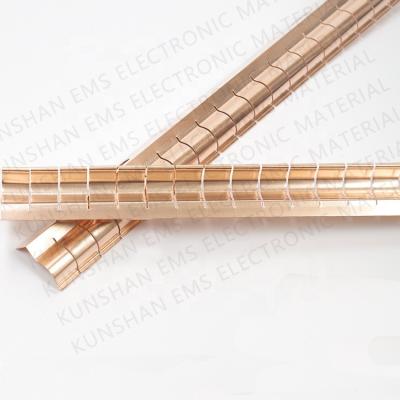 China Custom High Quality EMI Shielding Beryllium Copper Strip Cabinet Doors Trim For Mr. Door for sale