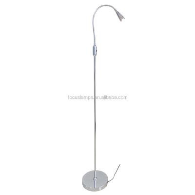 China Modern Focus Lighting LED floor lamp has flexible arm for reading room lighting for sale