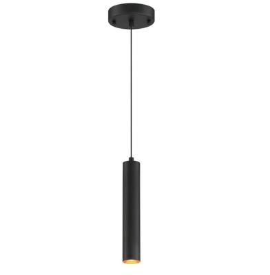 China Good Light Focus Lighting LED 5W Pendant Light Black And Gold Color With Warm Light for sale