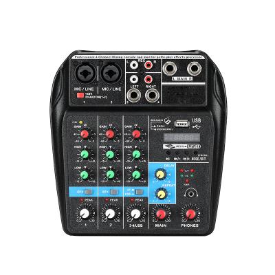 China Factory new lightweight whole style portable Mini Music Sound Audio DJ Mini Music Sound Mixer for sale