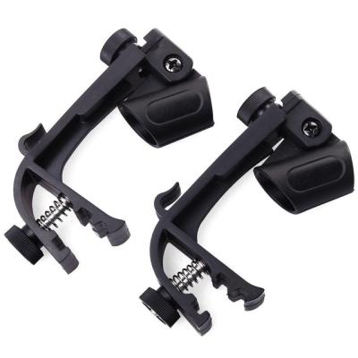 China Factory Wholesale Pair Strong Adjustable Stage Drum Microphone Mic Rim Snare Mount Clamp Holder Spline Gear Studio Stand for sale