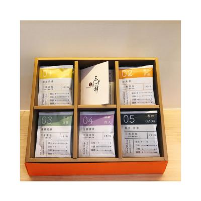 China Tea gifts in keepsake tea bags with 5 flavors for sale