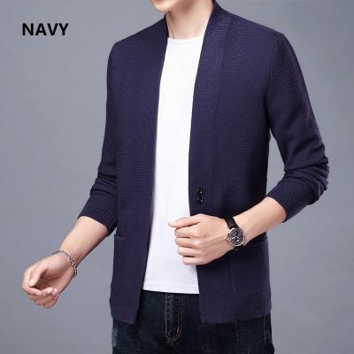 China Casual Spring Fall Acrylic Blend Sweater Cardigan Weaters Men for sale