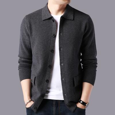 China New/Men Sweaters Reasonable Prices Style Cardigan Winter Polo-Collar Jacket for sale