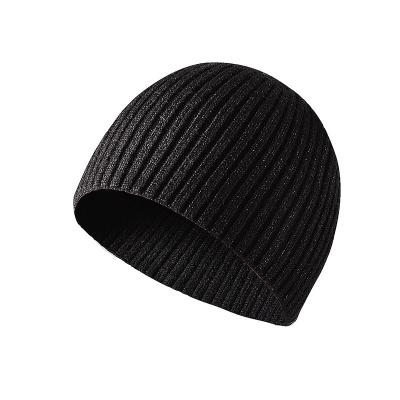 China Core Spun Yarn Exquisite Workmanship Cost Effective Mens Winter Hats Knitted Beanie Mens Hat for sale