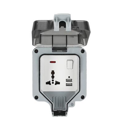 China WPS-CN101 Residential Band 1 / Multipurpose Diversified Waterproof Switch and Socket for sale