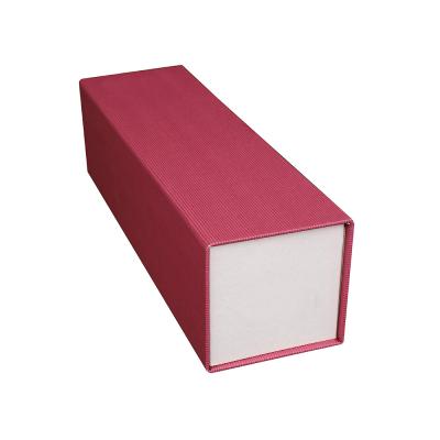 China Liquor Bottle Rigid Magnetic Gift Boxes 2mm Single Wine Bottle Box for sale