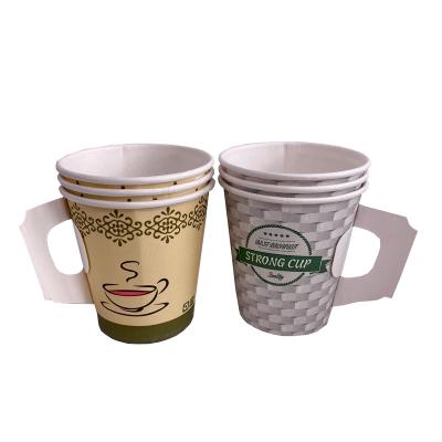 China Manufacturer Recyclable Custom Printing Direct Sales Of Environmentally Friendly Brown Disposable Kraft Paper Coffee Cups for sale