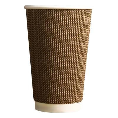 China Manufacturer Sales Recyclable High Quality Supply Printing Various Sizes Various Designs Of Disposable Corrugated Paper Cups for sale