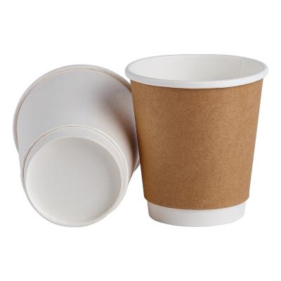 China Safety Recyclable Material Manufacturers Direct Sales Can Be Color Double Paper Cups Customized Size for sale