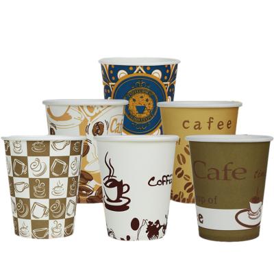 China Factory Direct Recyclable PE Coated Disposable Coffee Paper Cups for sale