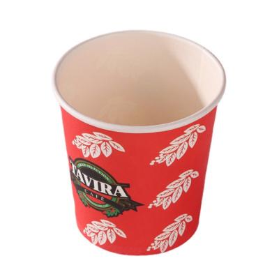 China Factory Price Recyclable Disposable Food Grade Paper Cup Single Wall Custom Printed Eco Friendly Cup for sale