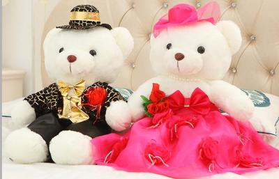 China Valentine's Day / Wedding Teddy Bears Festival Toys , stuffed animals toys exquisite for sale