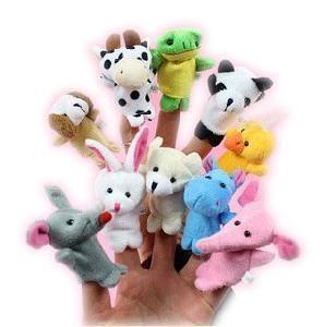 China Plush Finger Puppets Animal Toys (GT-50121001) for sale