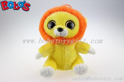 China Big Eyes Yellow Lion Plush Stuffed Animal Toy In Wholesale Price for sale