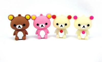 China PVC Bear cartoon USB Flash Drive U disk for promotional gifts for sale