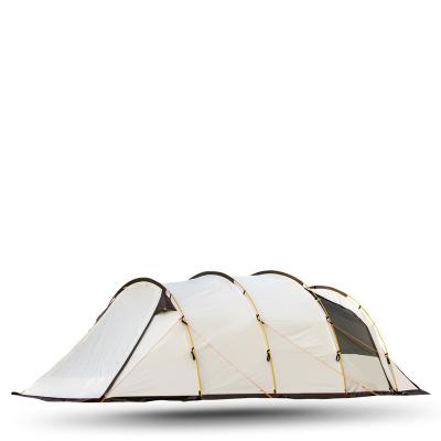 China Camouflage/Field Game One bedroom outdoor camping camping four-pole oversized tunnel tent for sale