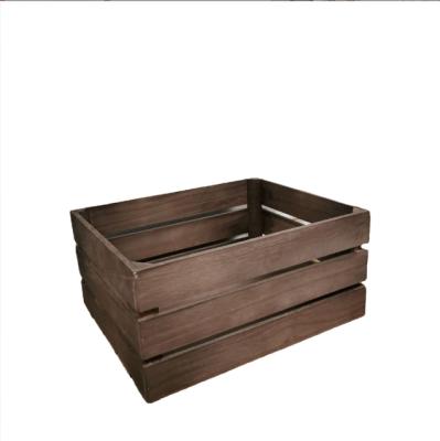 China Wooden boxcrate box wood storage boxtool modern storage crate crateswood crate for sale