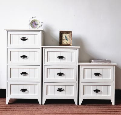 China (Other) Adjustable wooden white dine side table with lots of drawers for sale