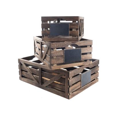 China Europe Thickening Home Household Wooden Box Hot Selling Styled Wooden Crates For Sale for sale