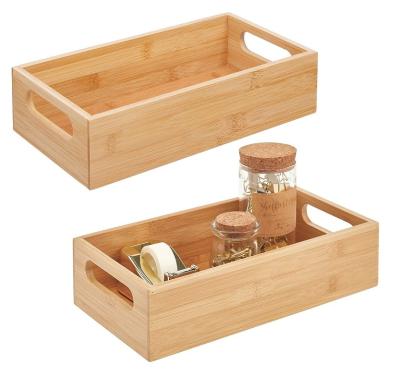 China Europe Small Food Rectangle Wooden Storage Box Modern High Quality Decorative Wooden Craft Box for sale