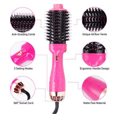 China Ionic 2022 Stage Nine Ion Hair Dryer Negative Volume Hair Style Electric Hair Dryer Blowdryer Brush Comb for sale