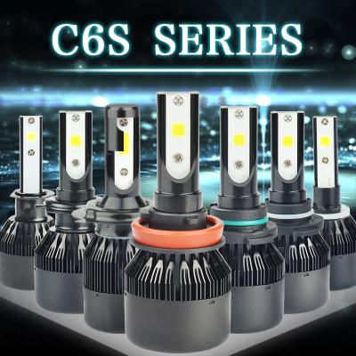 China High Power Car Led Headlight NAO C6S Super Brightness Car Bulb Lamp 10000Lm 6500K Car Led Headlight 9005 9006 H4 H7 H11 Led Bulb for sale