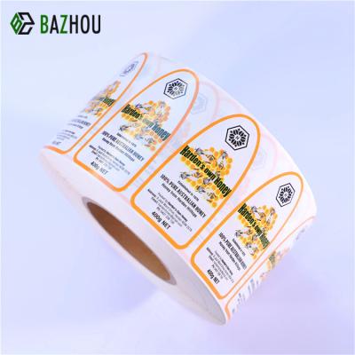 China Waterproof Glass Sticker Ounce Labels Print Refrigerator Door Cover Sticker Safety Stickers Lollipop Labels for sale