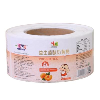 China White Waterproof Self-adhesive Self-adhesive Self-adhesive Label Label Sticker for sale