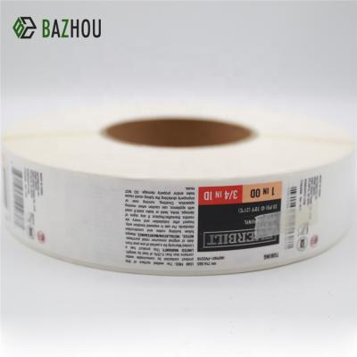 China Paper Bottle Waterproof Adhesive Label Sticker Custom Waterproof Adhesive Label Roll for sale