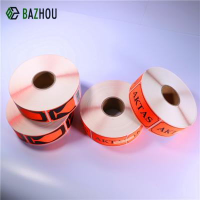 China Fluorescence Adhesive Labels Fluorescent Stickers Labels Warning Luminous Night Light for sale