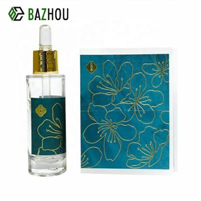 China Waterproof Custom Gold Foil Sticker Aluminum Sticker Perfume Label for sale