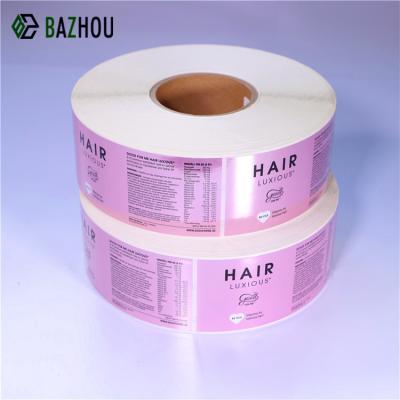 China Paper warning self-adhesive self-adhesive aluminum label sticker bopp glass sticker for sale