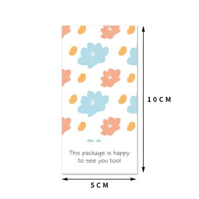 China Waterproof this package is glad to see you stickers seal brand production goods gift decor stickers for sale