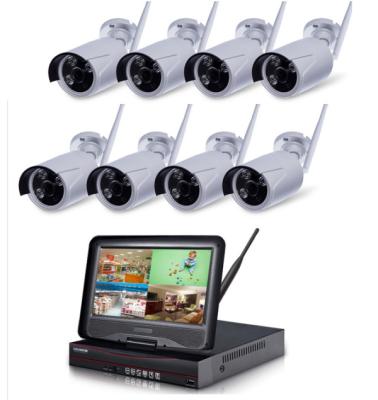 China 8Chs 1080P wifi 2MP Outdoor CCTV Security Wireless IP CCTV+Camera for sale