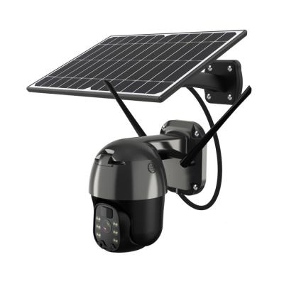 China Outdoor 1080P Wifi PTZ Solar Wireless IP Camera Home Security Night Vision Infrared Full Color Waterproof Solar CCTV Camera for sale