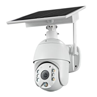 China Waterproof / Waterproof Outdoor Wireless IP WiFi Solar Power PTZ Camera Dome HD Security Smart CCTV Camera for sale