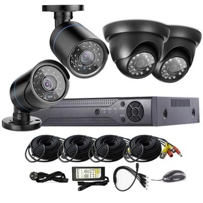 China Waterproof / Waterproof 4CH AHD CCTV DVR 1080P Security Camera Video Surveillance Kit for sale