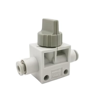 China Nylon PU / SMC TYPE VHK Series VHK2-06F-06F VHK3-08F-08F Standard Type Hand Valve Switch Tube Fittings for sale