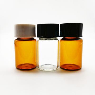 China Free Shipping Laboratory Analysis 10ml 2ml 3ml 5ml 10ml Thread Amber Clear Sample Glass Vials for sale