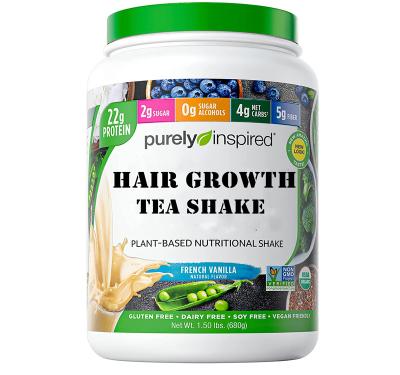 China Organic Hair Growth Tea Shake Private Label for sale