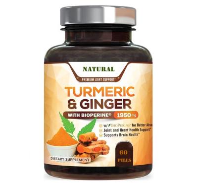 China Low Fat Anti Aging Anti Inflammatory Turmeric Ginger Pills And Capsules Fruit Various Flavors for sale