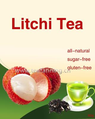 China Loose tea all kinds of fruit tea - lychee tea for sale