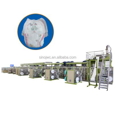 China Factory manufacturing machinery for small business ideas disposable diapers making machine price for sale