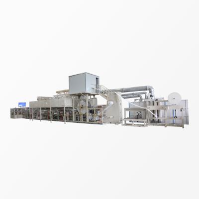 China Factory servo semi 3 layers under protection machine pet protection machine underpad machine line for sale