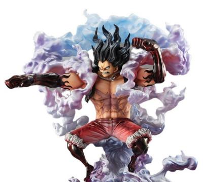 China Anime 28cm Best Selling High Quality Hot Selling Anime Luffy Anime One Piece Snake Man Fourth Gear PVC Doll Collectible Toy for sale