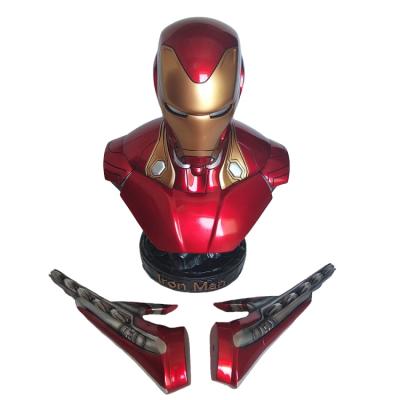 China Artificial High Quality Resin Iron-Tradesman MK50 Bust Battle Damaged Action Number Indoor Statue for sale