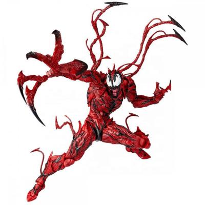 China Toy Wholesale High Quality Cartoon PVC 18cm Venom Massacre Movie Model Action Figure Doll Figure for sale